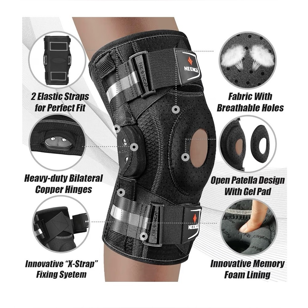 Brand New Neenca Black Knee Brace - Picture 4 of 5